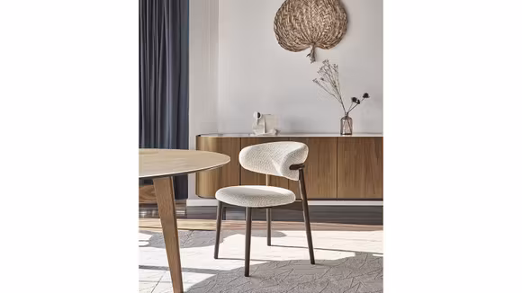 Scaun Oleandro Ash Smoke + Boucle Hemp