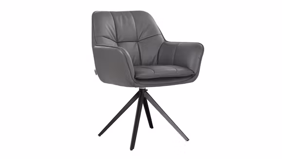 Scaun Ontario Rotativ piele Iron