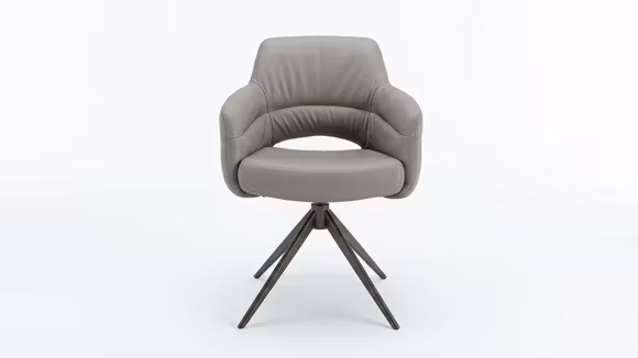 Scaun rotativ Jose Piele Grey