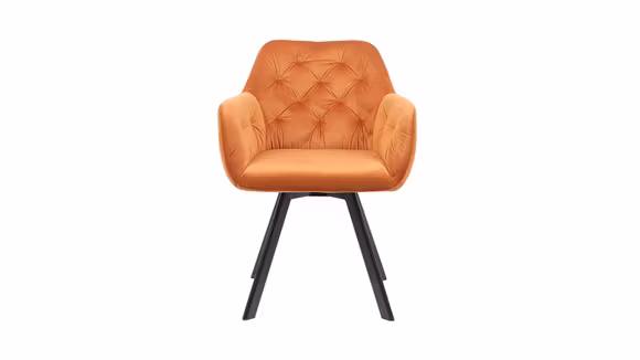 Scaun rotativ Narvi catifea Orange