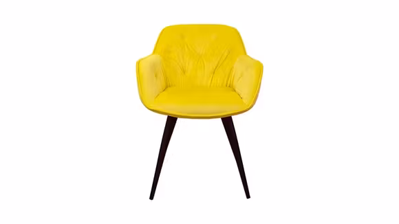 Scaun Salome catifea Berlin Yellow