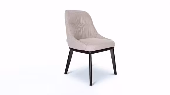 Scaun Virginia, textil Belfast Beige