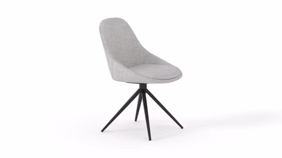 Scaun Zuma textil Lena Grey 451