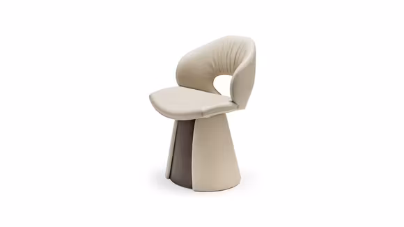 Scaun Dafne piele Oyster