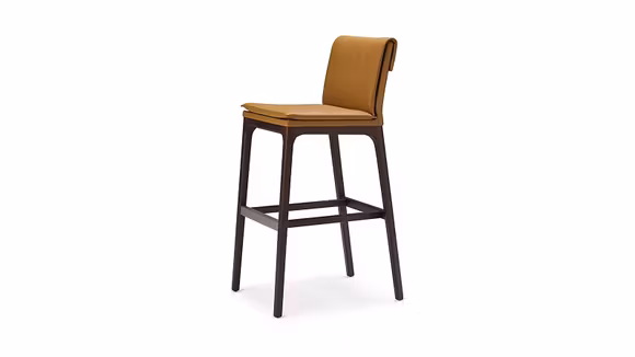 Scaun de bar Sofia A Wenghe/Cognac