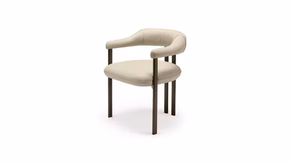 Scaun Greta piele Oyster