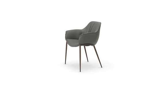 Scaun Scarlett ML piele Smoke