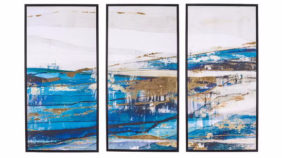 Set 3 Tablouri Ocean Storm 40x80