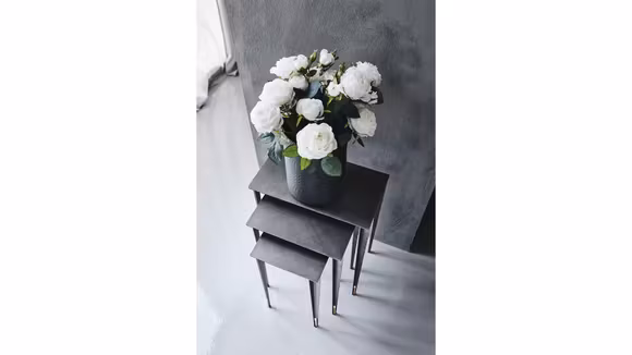 Set 3 masute de cafea Spillo Brushed Grey