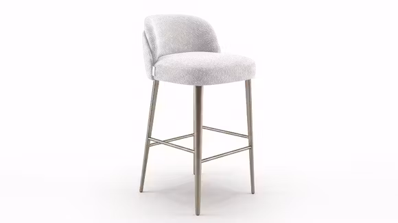 Scaun de bar Sion textil Dansk Cream