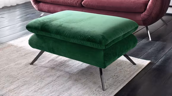 Taburet Sixty Velvet Smaragd
