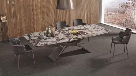 Masa Sail Shaped Anthracite/Urban Marble 260x120