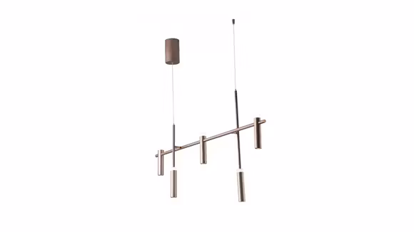 Lustra Candle LED Bronze, produs expus, cu design elegant si finisaj Bronze.
