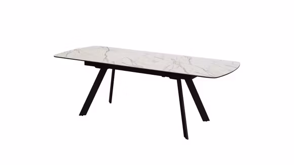 Masa Extensibila Vidal Ceramica 180(224)cm – Design Modern, Suprafata Ceramica, Ideala pentru Living si Dining